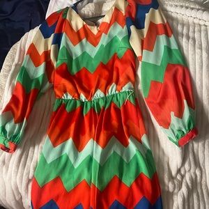 GB chevron dress